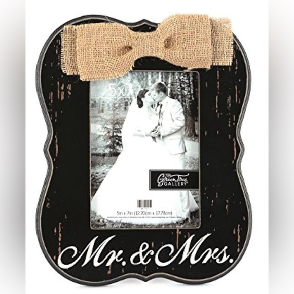 Mr. & Mrs. 5x7 Frame - Picture 1 of 4